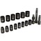 Milton 1/2 in. Drive Shallow 6-Point Impact Socket Set, 3/8 in.-1-1/8 in. SAE, Black Oxide Finish17-Piece 1300-SS-03 - alternate 3